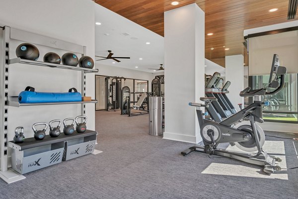 fitness center at Montage at Marquis Hills Apartments