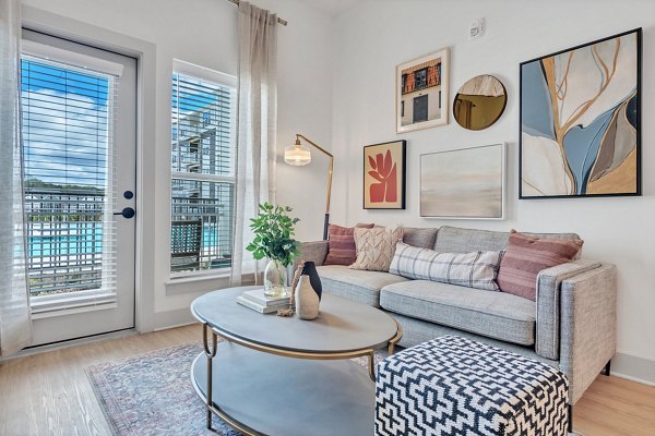 living room at Montage at Marquis Hills Apartments
