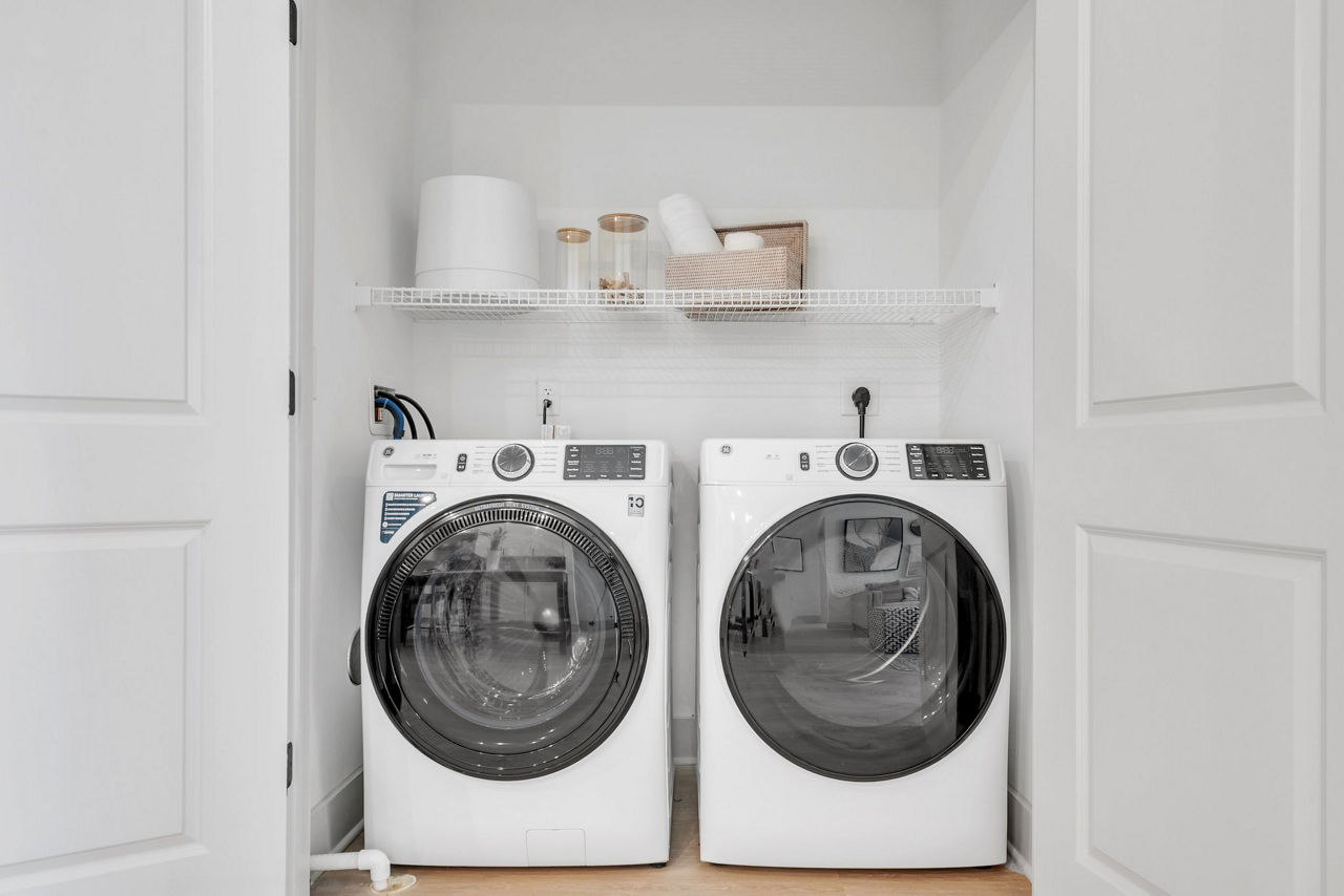 Laundry room at Montage At Marquis Hills