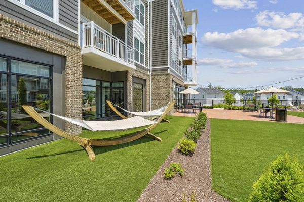 patio at Montage at Marquis Hills Apartments