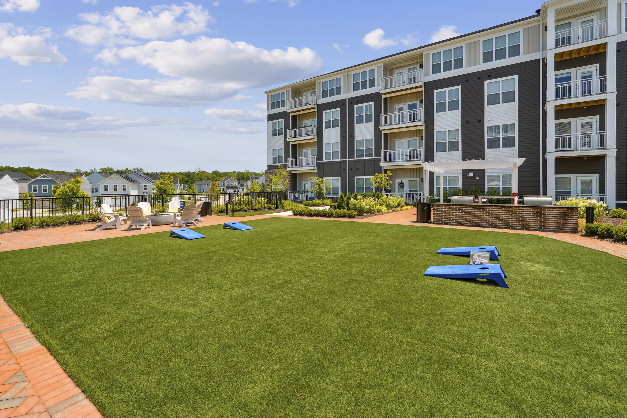 patio at Montage at Marquis Hills Apartments