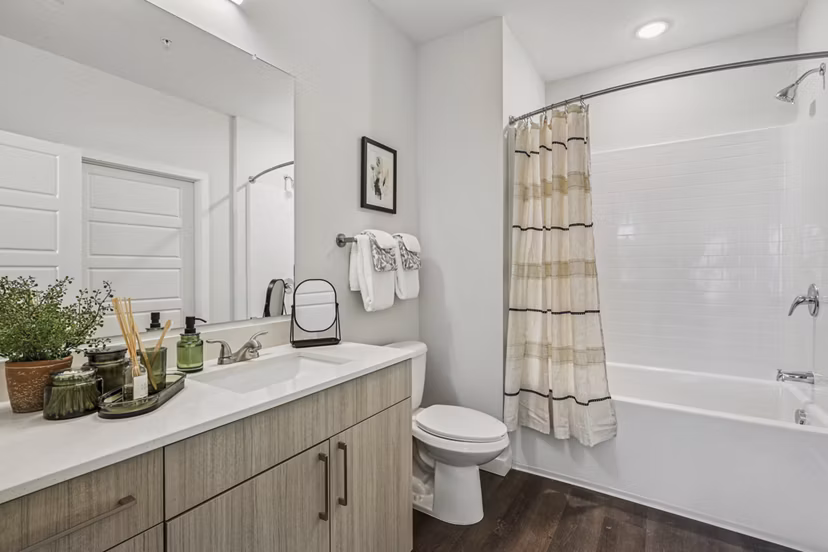 bathroom at Rio Point Apartments