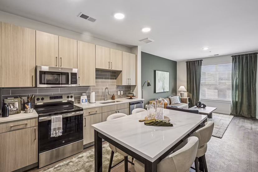 kitchen at Rio Point Apartments