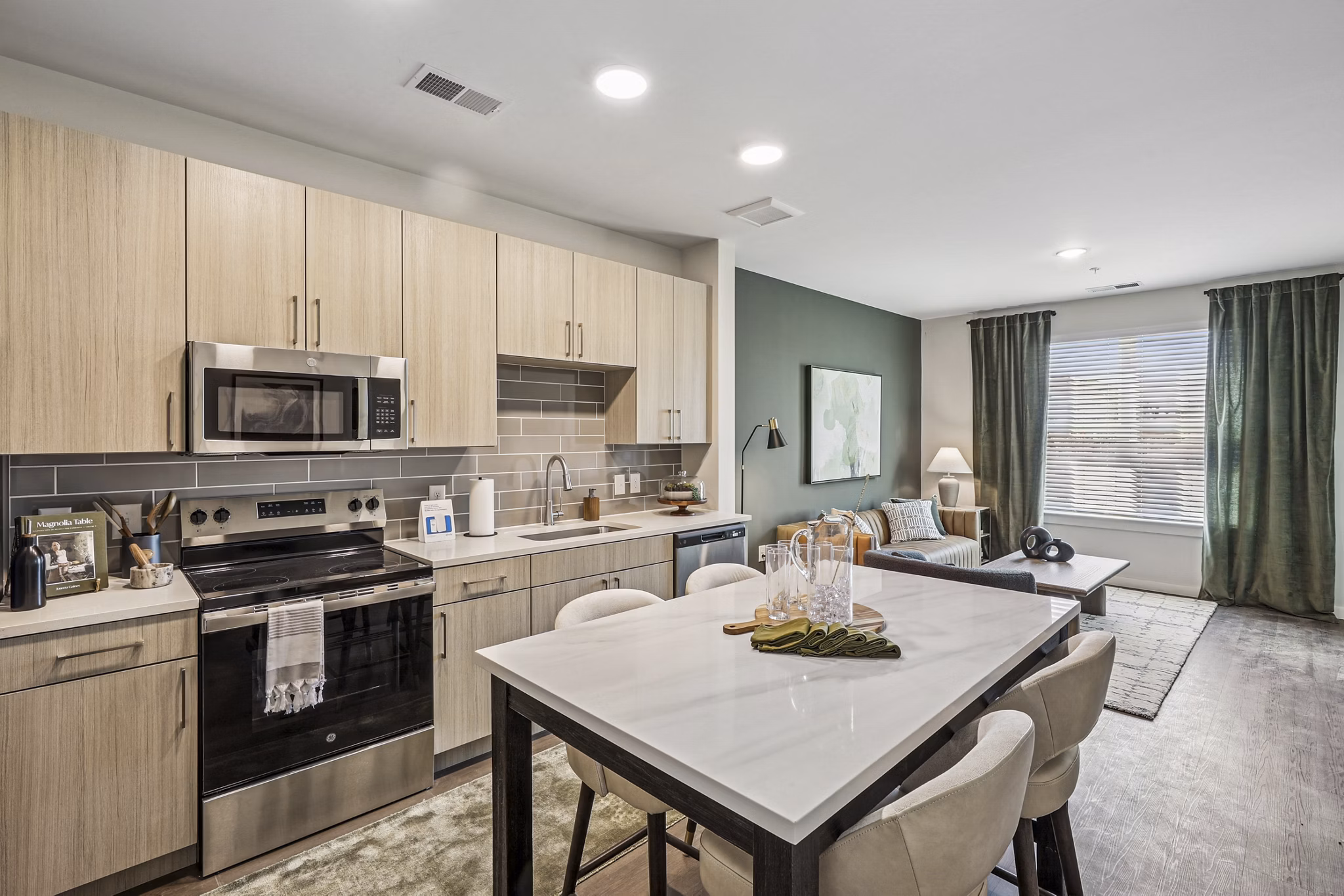kitchen at Rio Point Apartments
