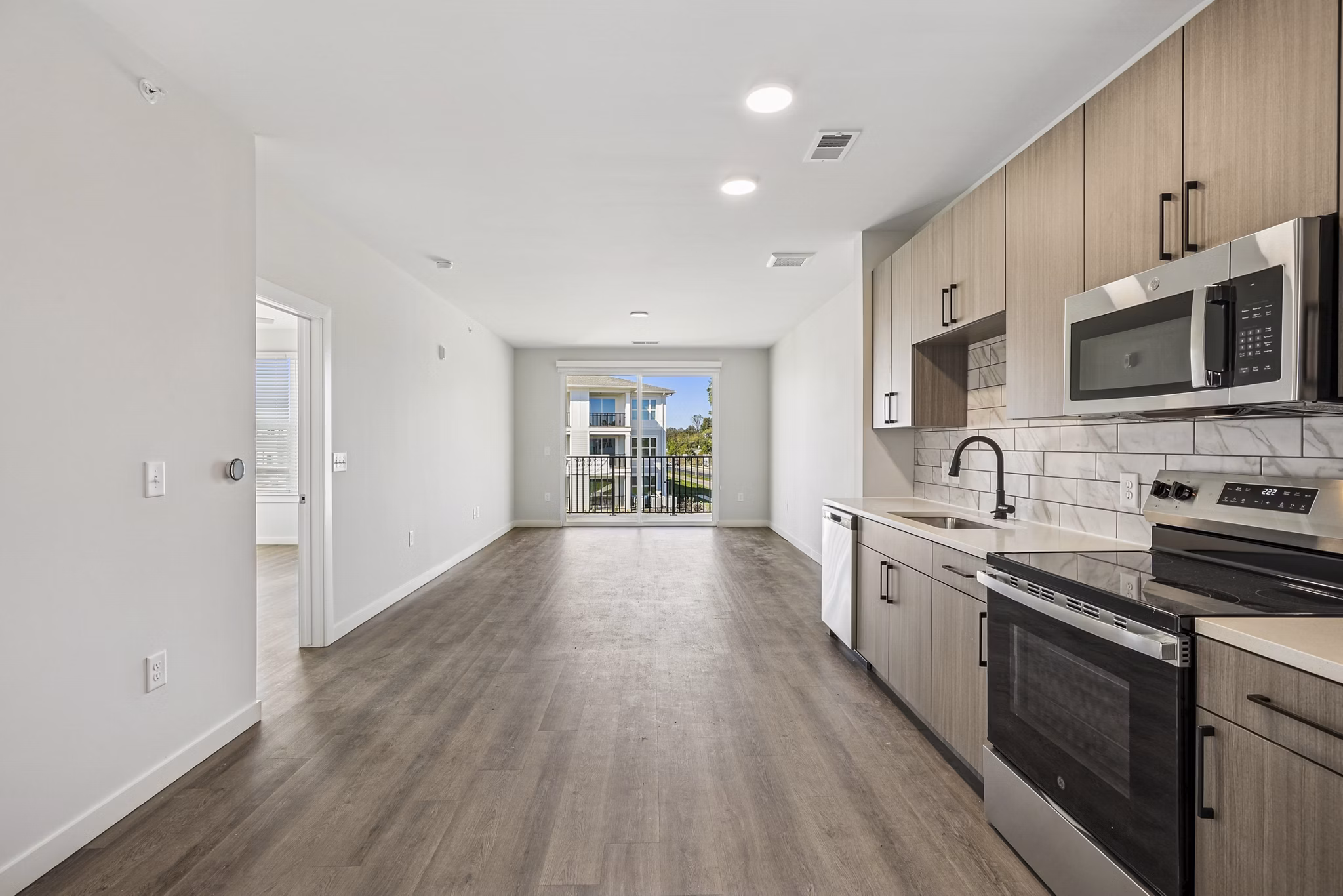 kitchen at Rio Point Apartments