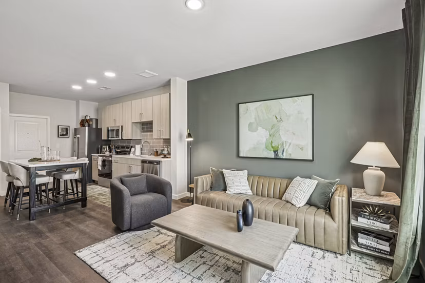 living room at Rio Point Apartments