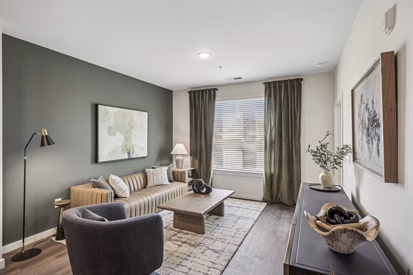living room at Rio Point Apartments