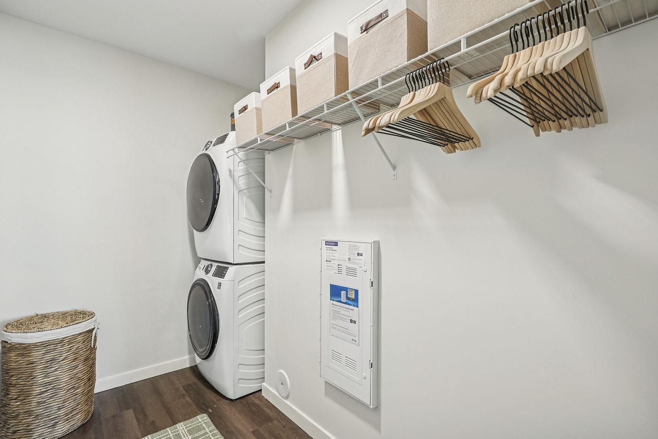 Laundry room at Rio Point Apartments