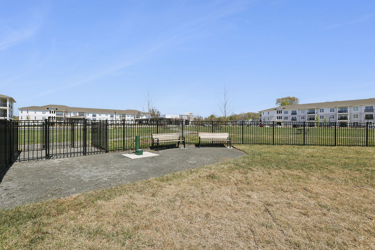 Dog park at Rio Point Apartments