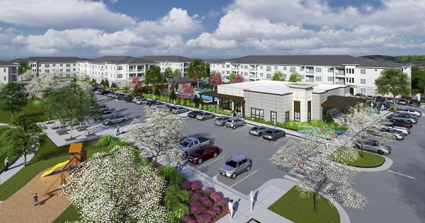rendering at Rio Point Apartments