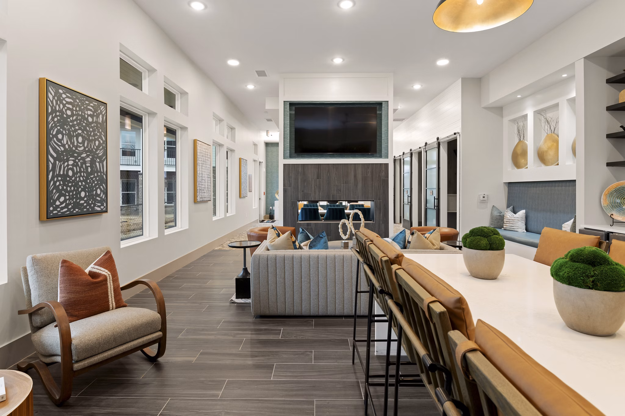 Clubhouse/Lobby at Easton at Mountain Island Apartments