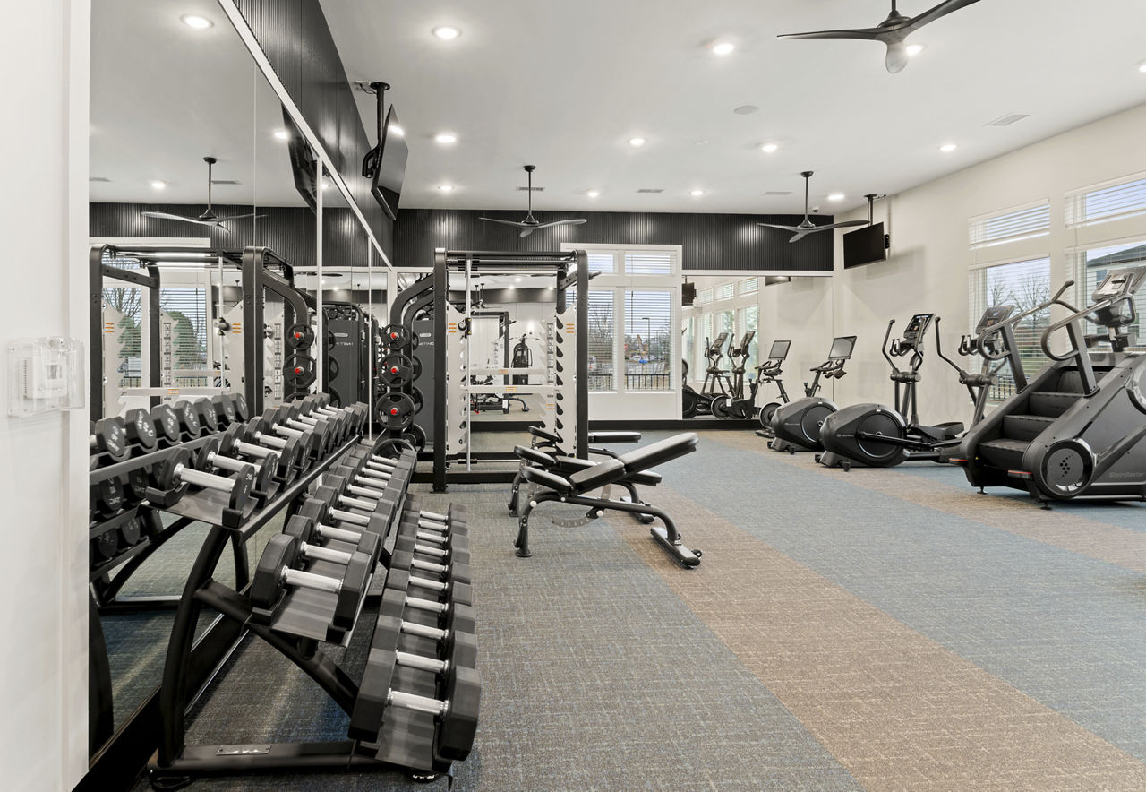 Gym at Easton At Mountain Island Apartments (3 of 3)