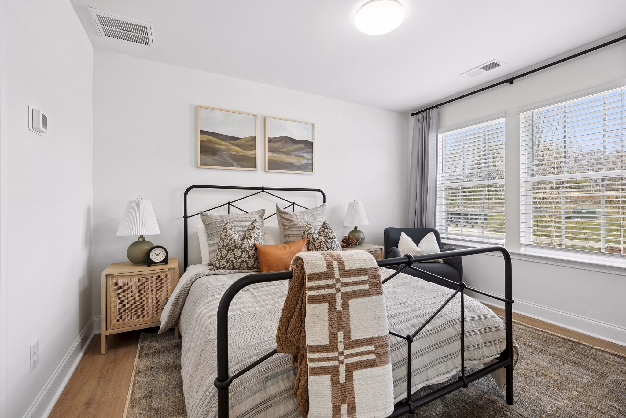 Bedroom at Groves Apartments
