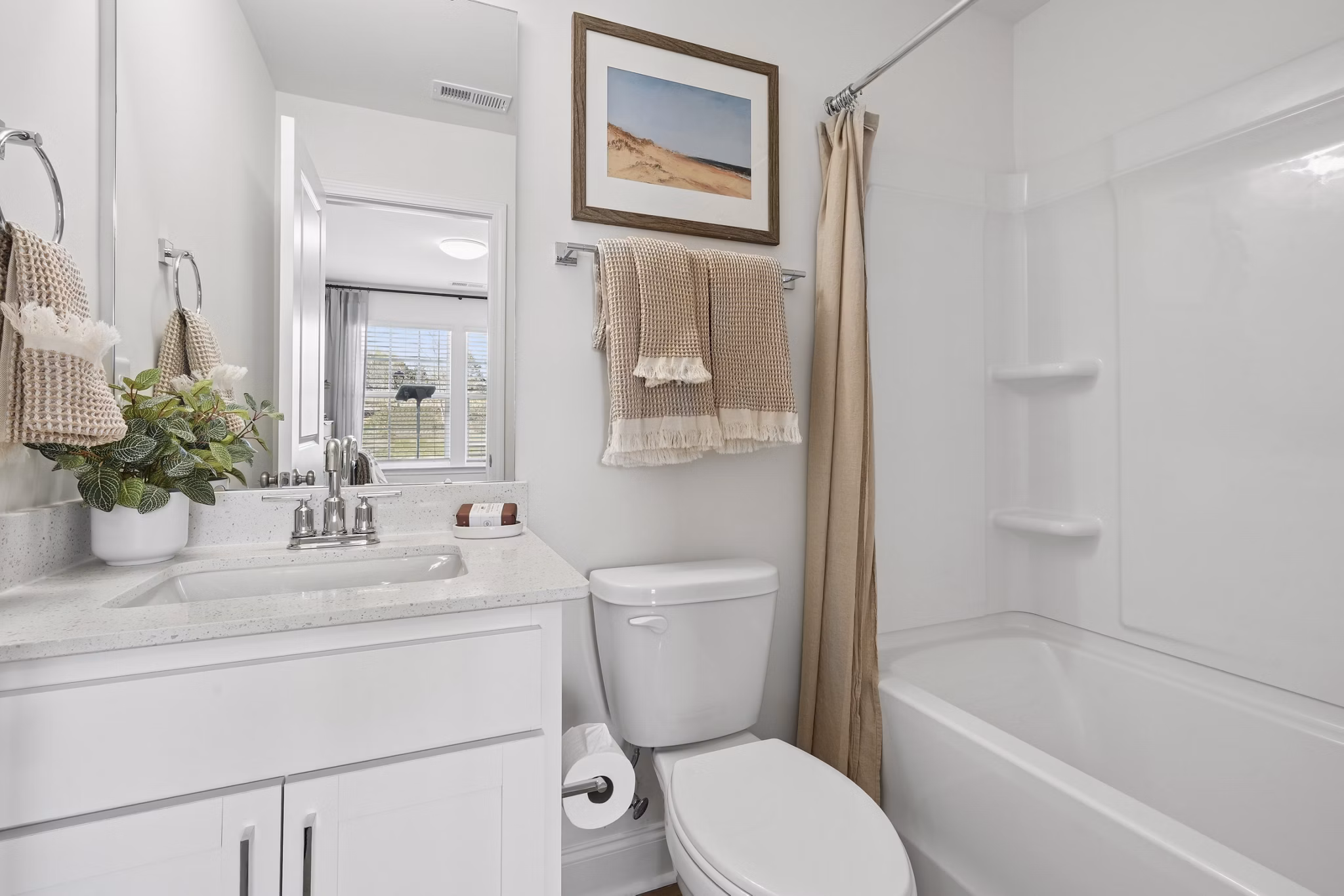 Bathroom at Groves Apartments