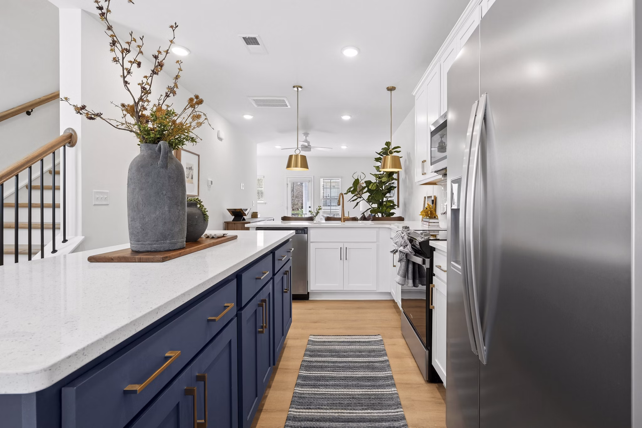 Kitchen at Groves Apartments