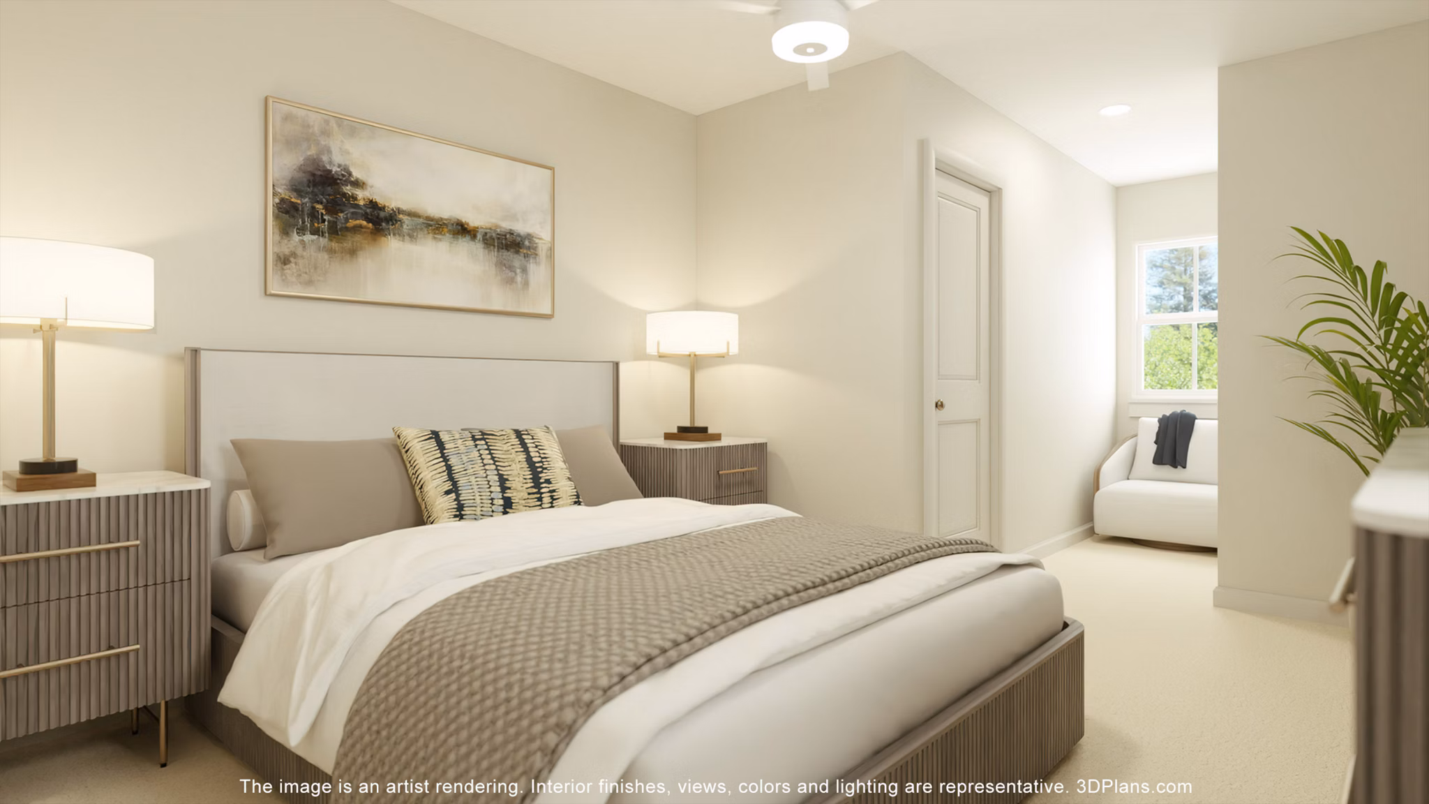 rendering at Groves Apartments