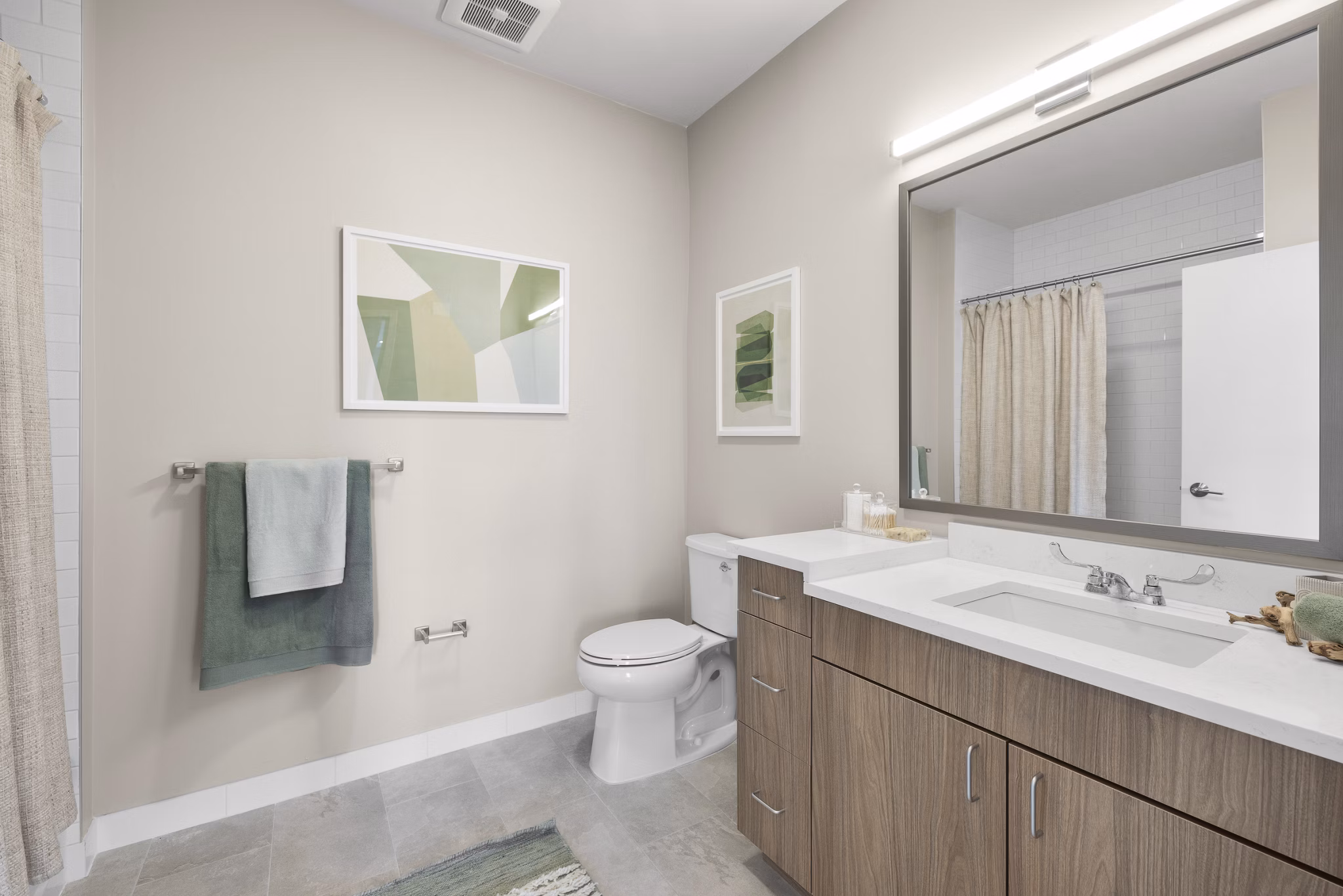 bathroom at The Grandb Apartments