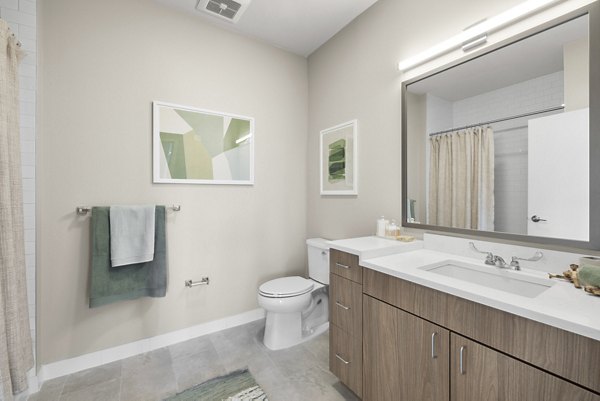 bathroom at The Grandb Apartments