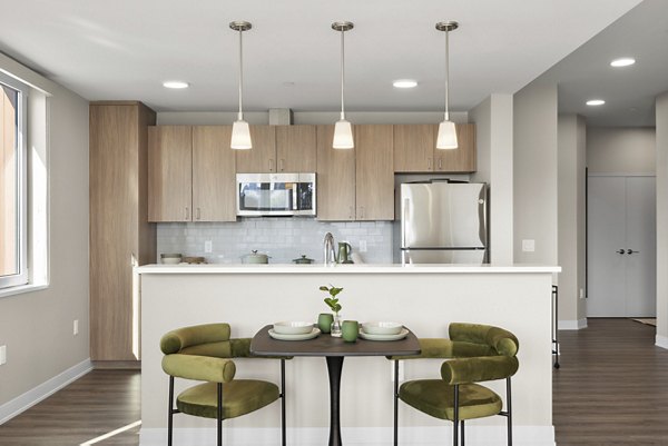 kitchen at The Grand Apartments