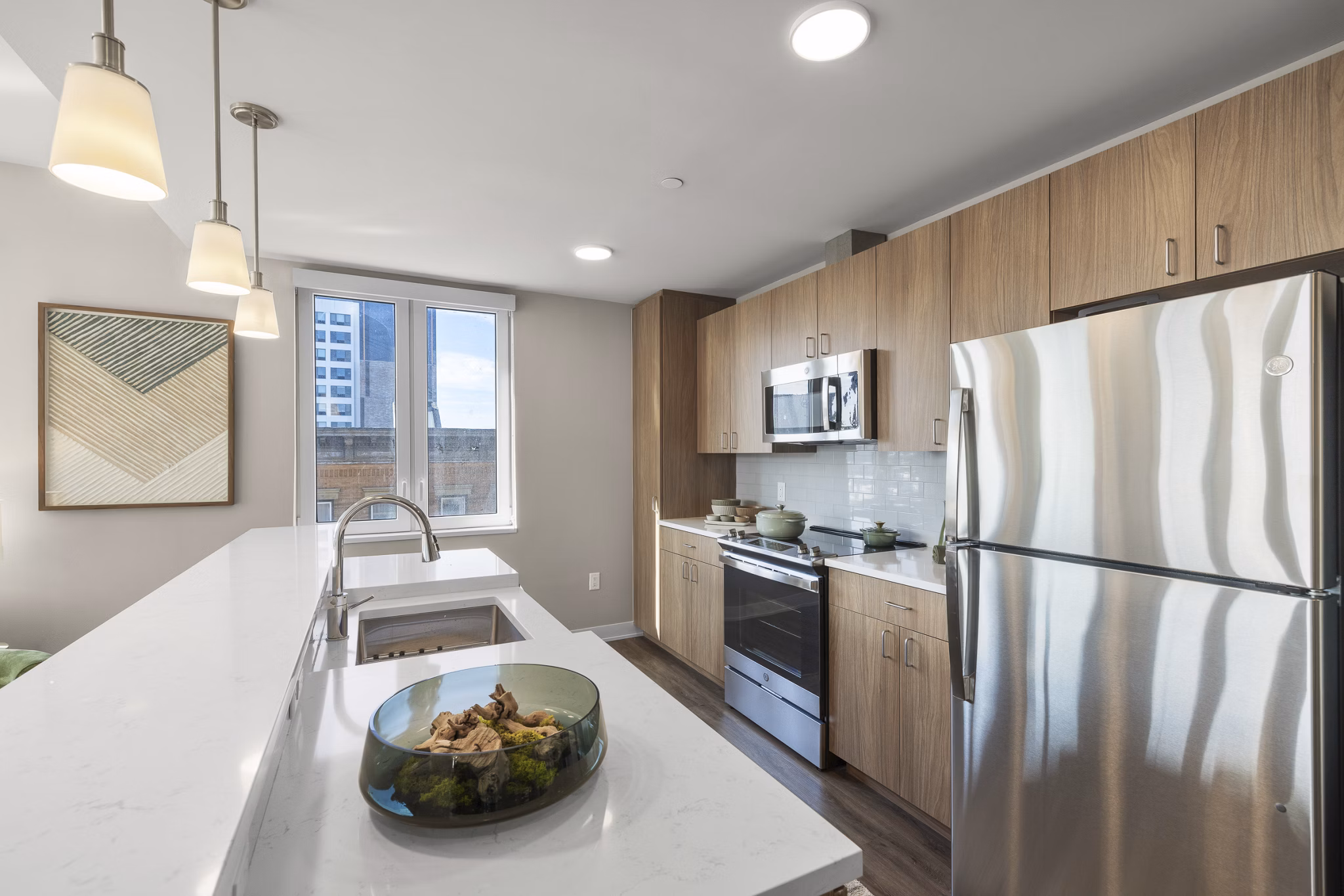 kitchen at The Grand Apartments