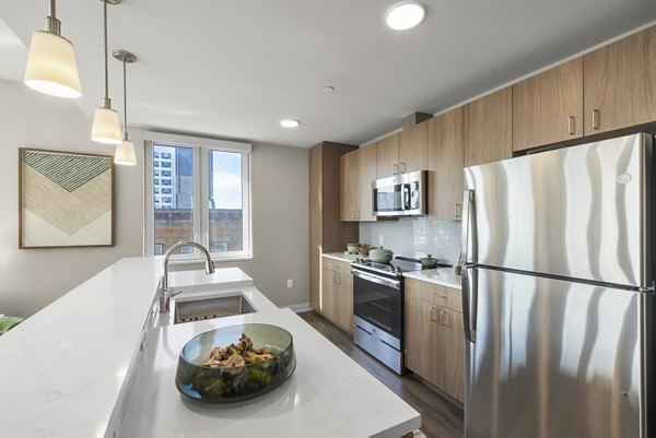 kitchen at The Grand Apartments