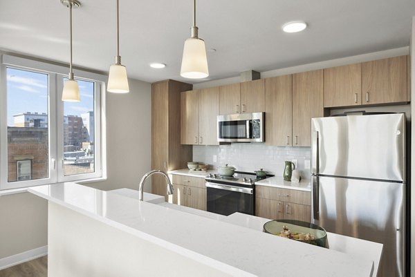 kitchen at The Grand Apartments