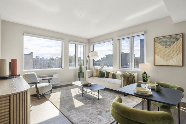 living room at The Grand Apartments