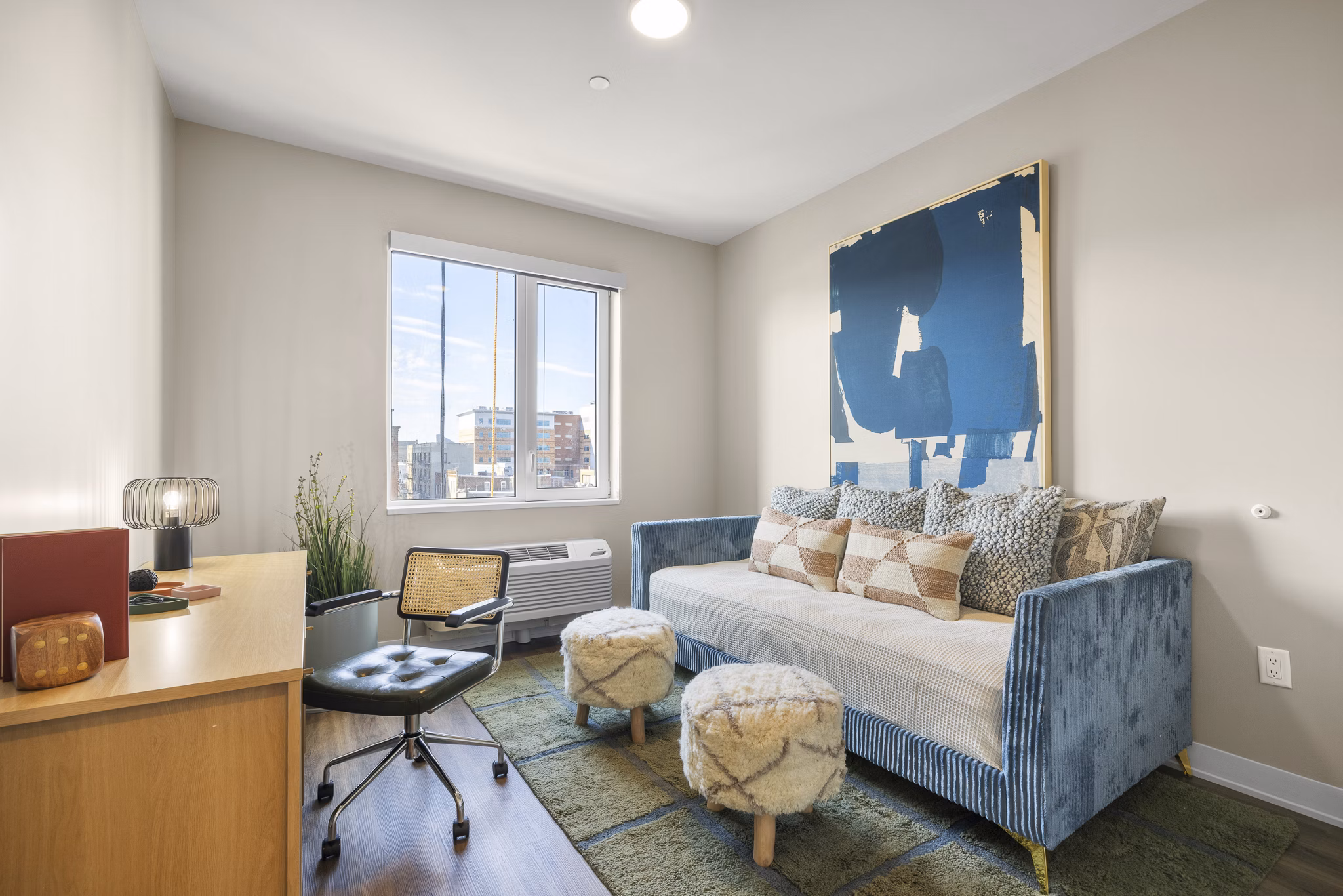 living room at The Grand Apartments