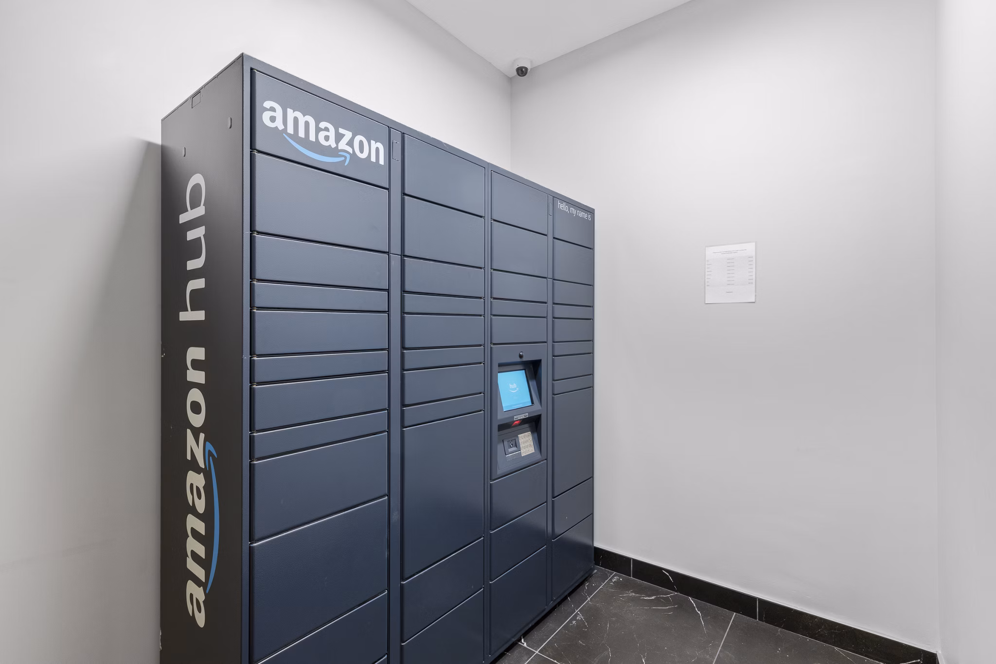 grill area at The Station Apartments 