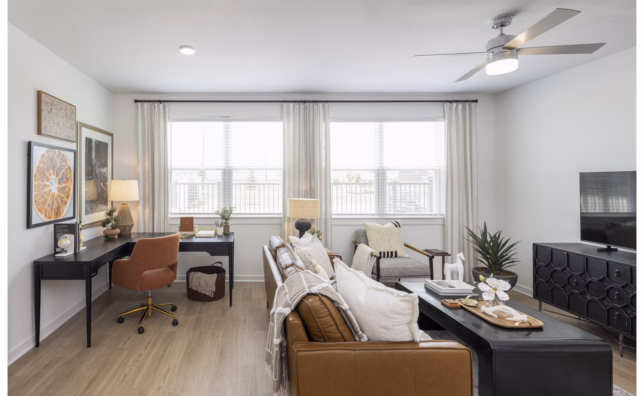 living room at Broadstone at Sierra Vista Apartments