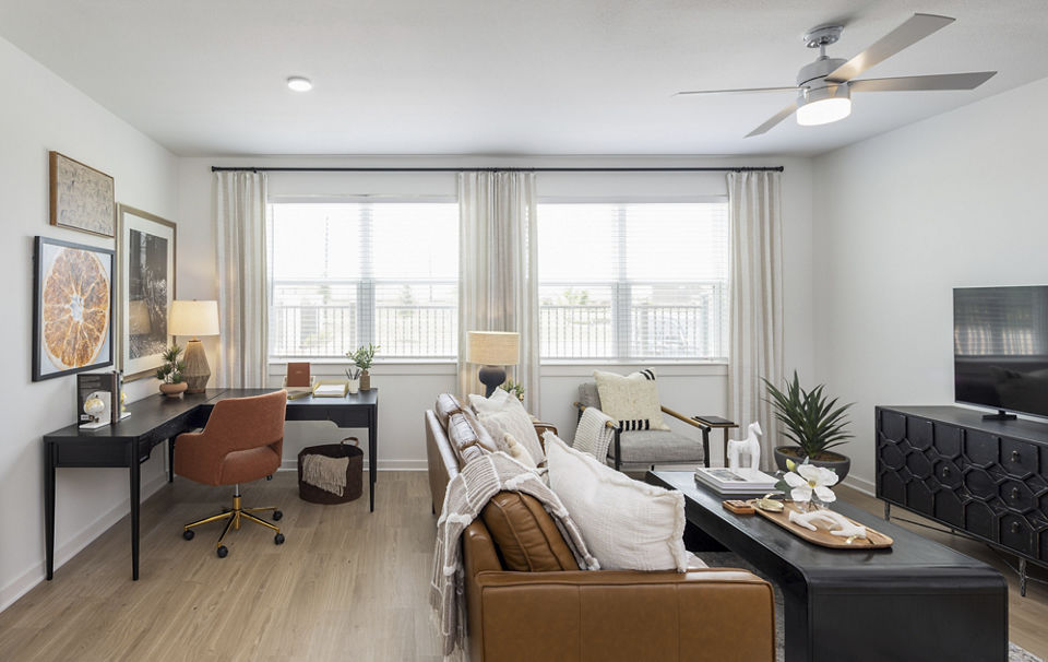 living room at Broadstone at Sierra Vista Apartments