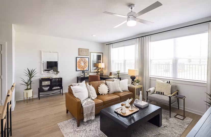living room at Broadstone at Sierra Vista Apartments
