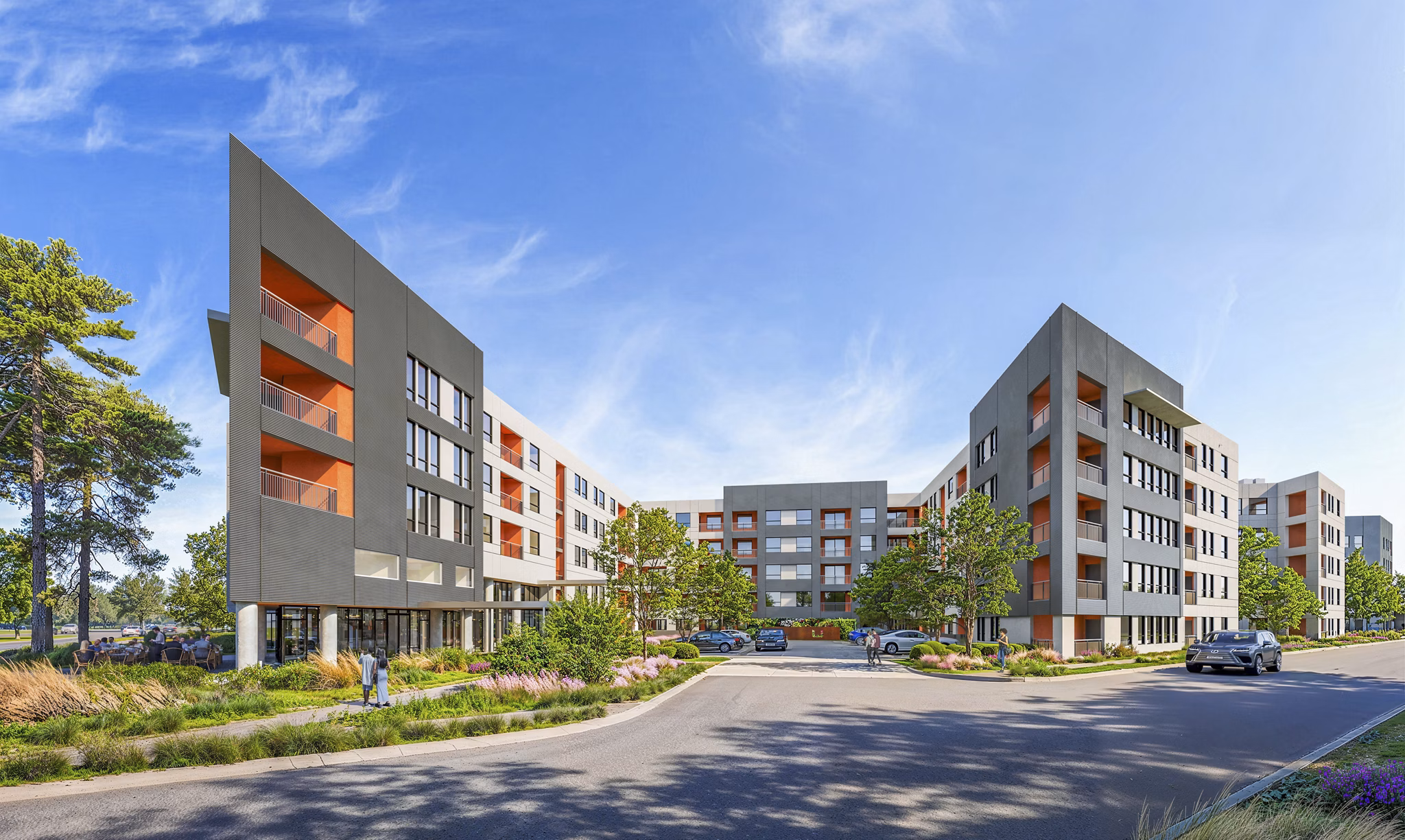 rendering at Westgrove Apartments