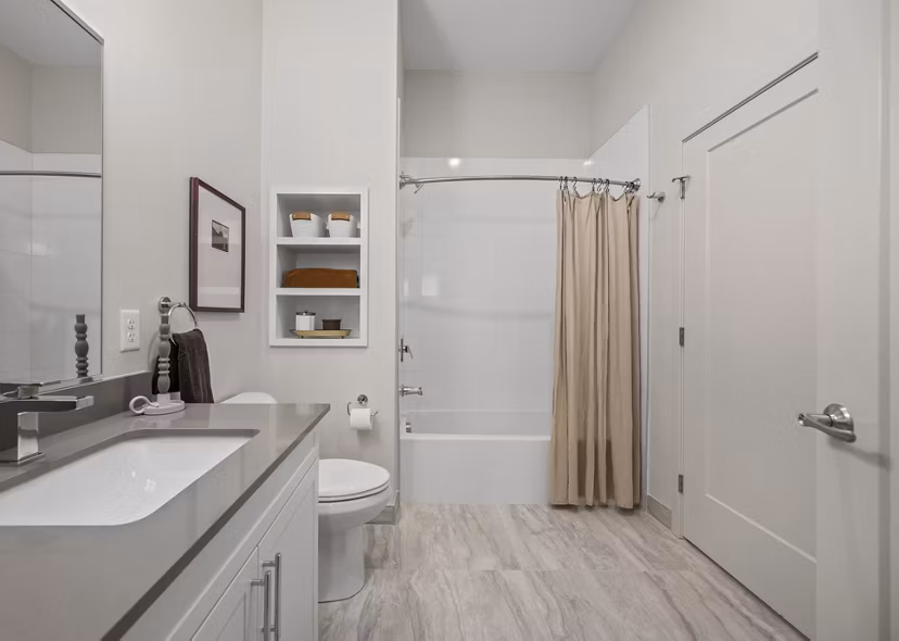 bathroom at Lore Apartments 