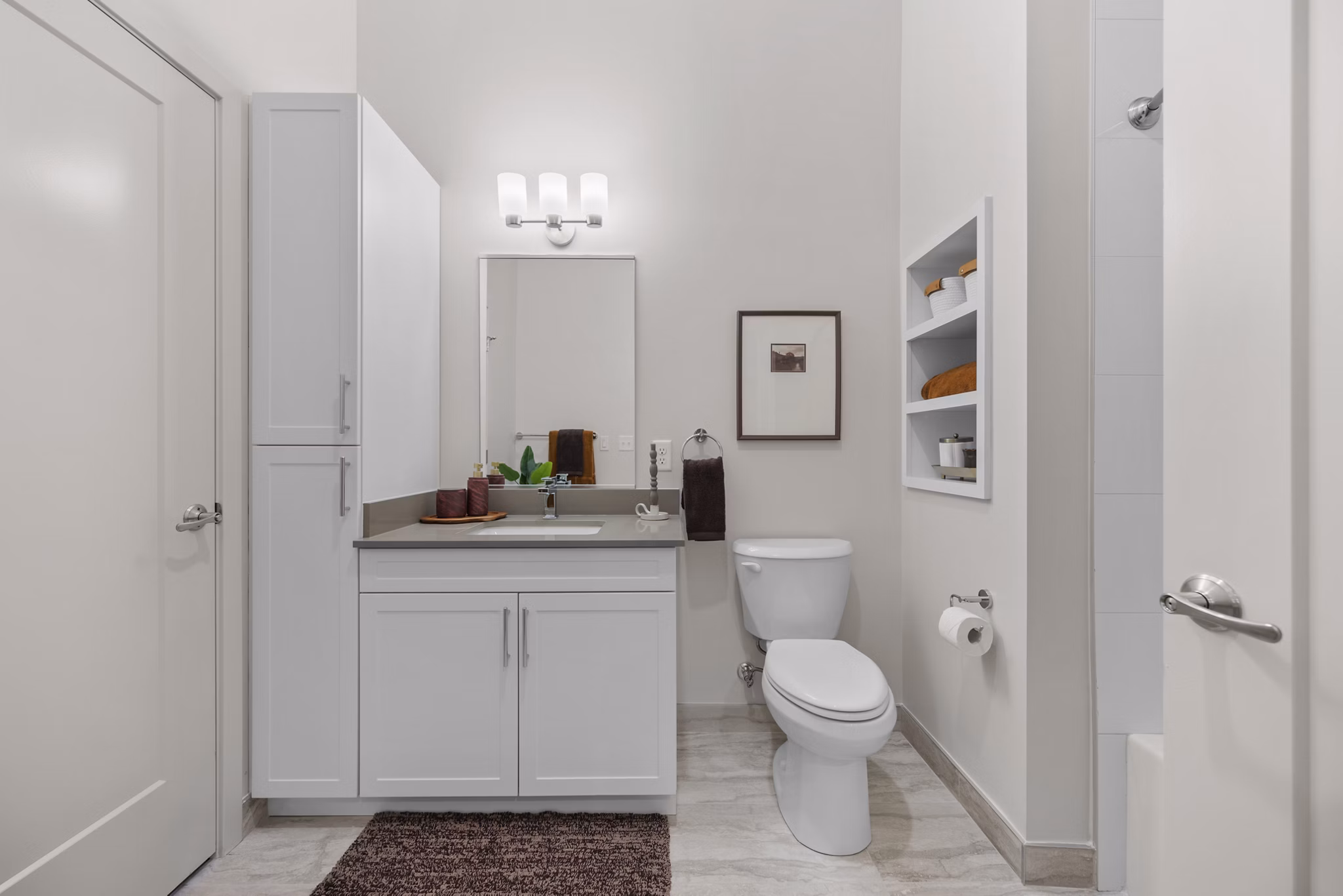 bathroom at Lore Apartments 