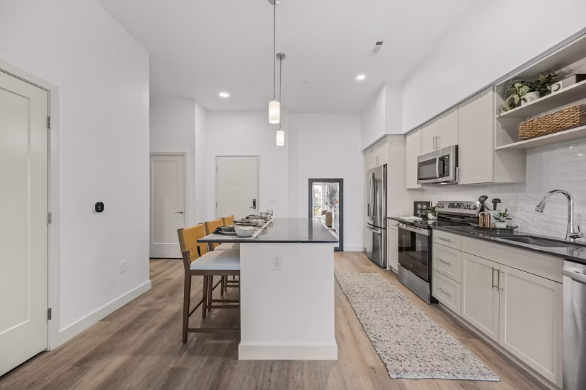 kitchen at Lore Apartments 