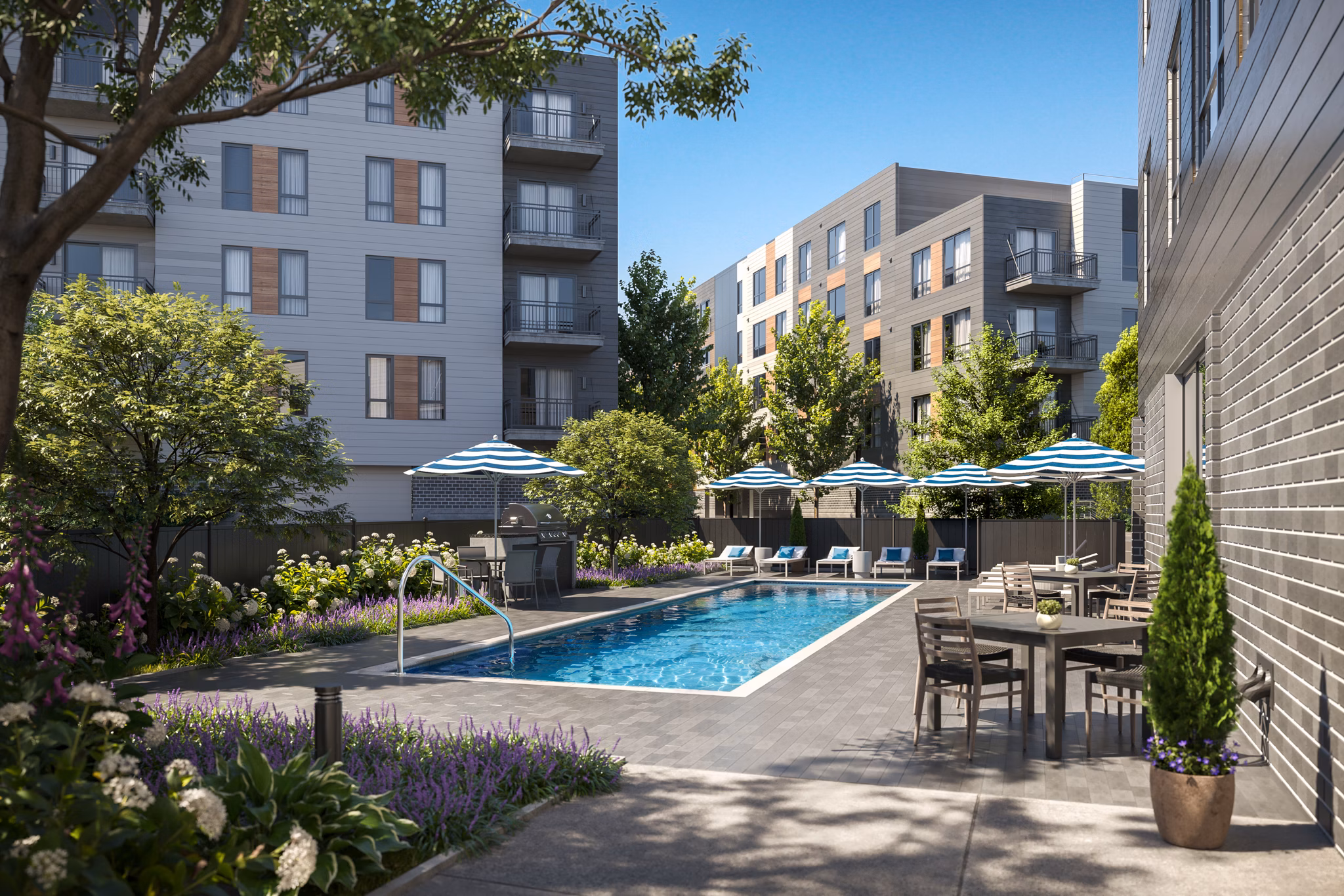 rendering at Lore Apartments