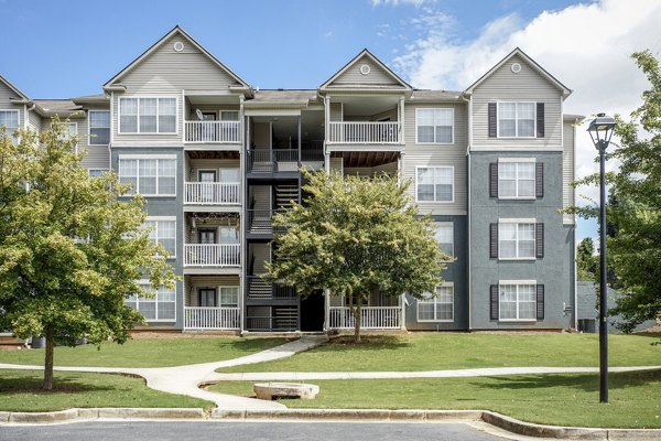 building at Monterey Village Apartments