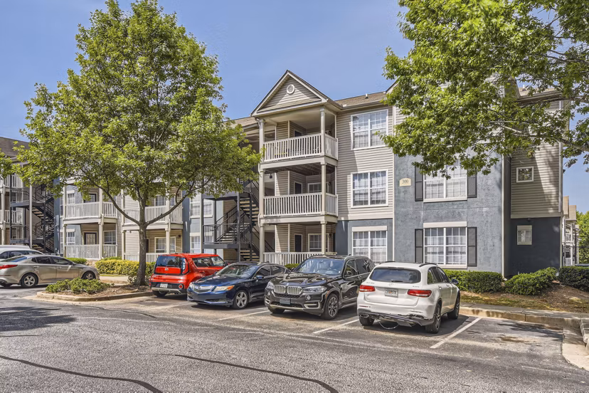 building at Monterey Village Apartments