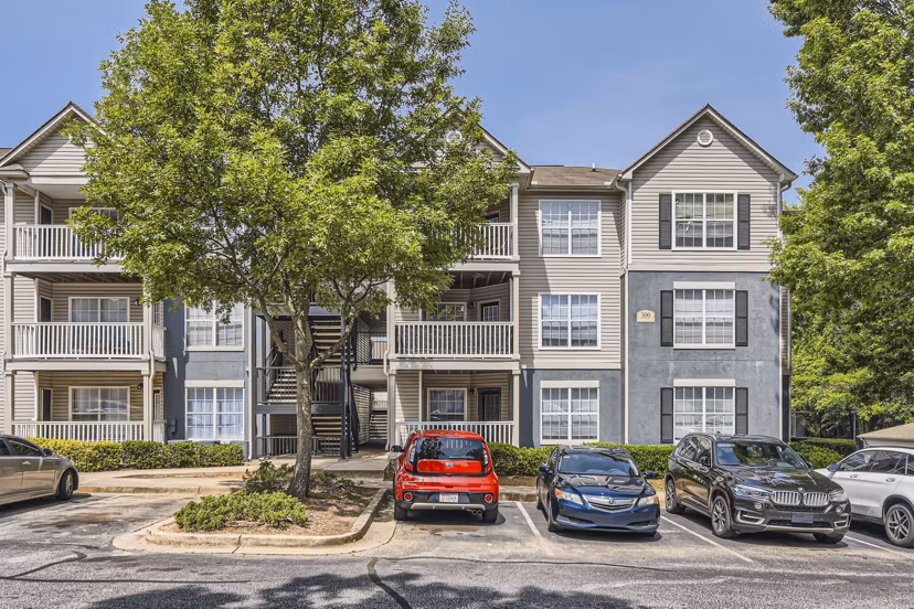 building at Monterey Village Apartments