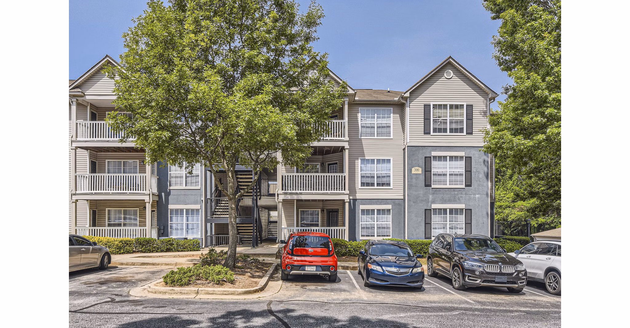 building at Monterey Village Apartments