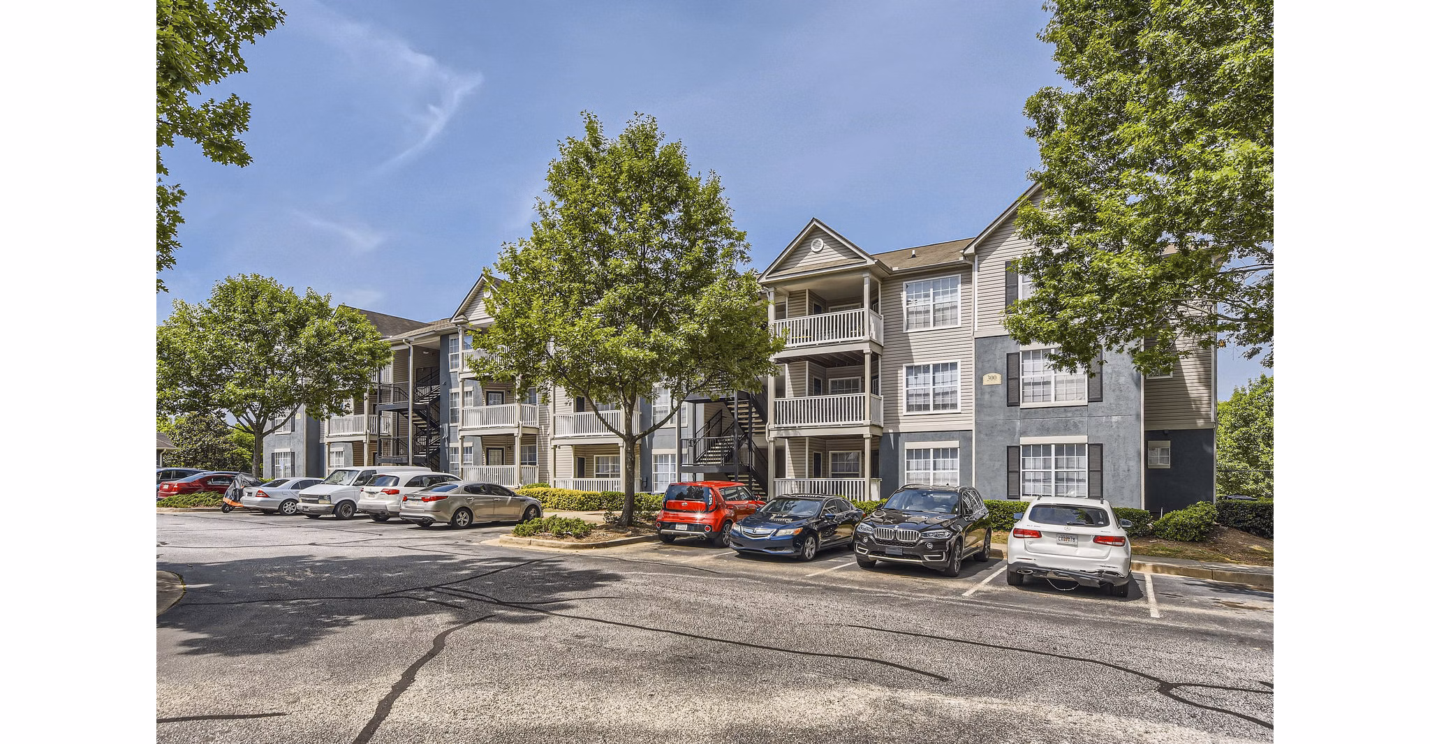 building at Monterey Village Apartments