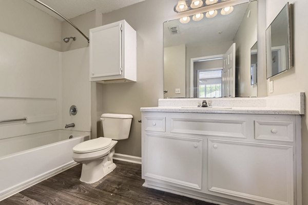 bathroom at Monterey Village Apartments