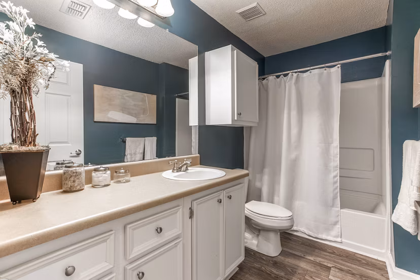 bathroom at Monterey Village Apartments