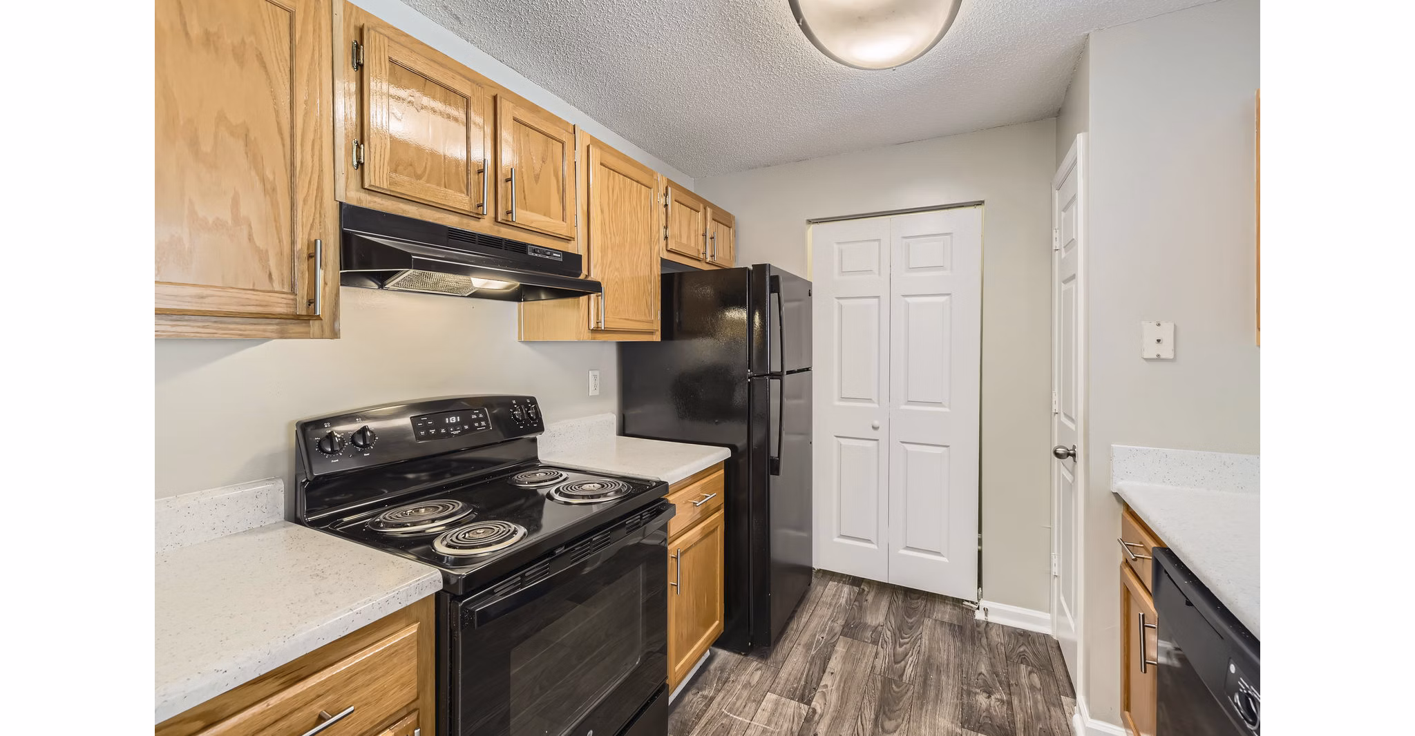 kitchen at Monterey Village Apartments