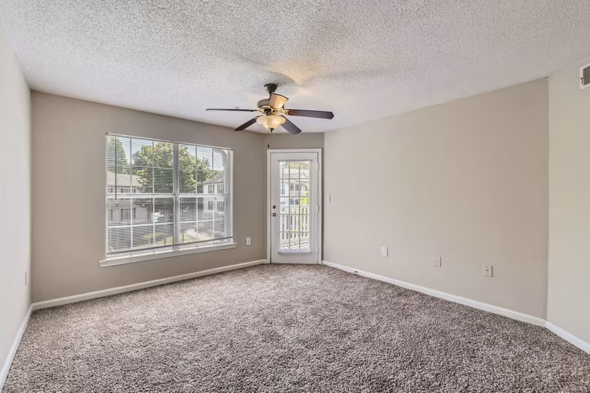 living room at Monterey Village Apartments