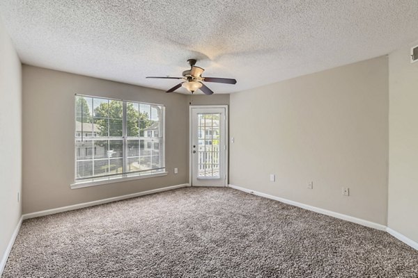 living room at Monterey Village Apartments