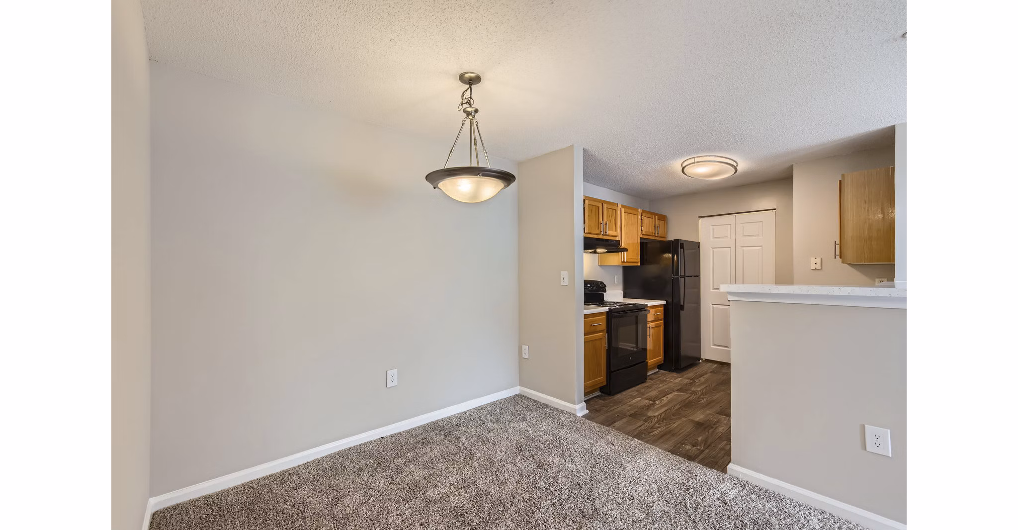 living room at Monterey Village Apartments