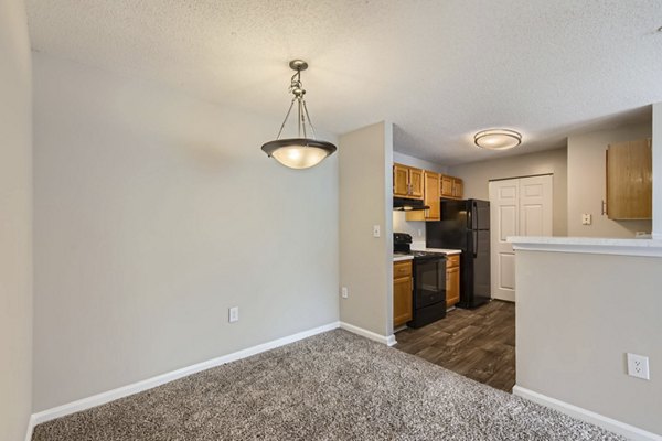living room at Monterey Village Apartments