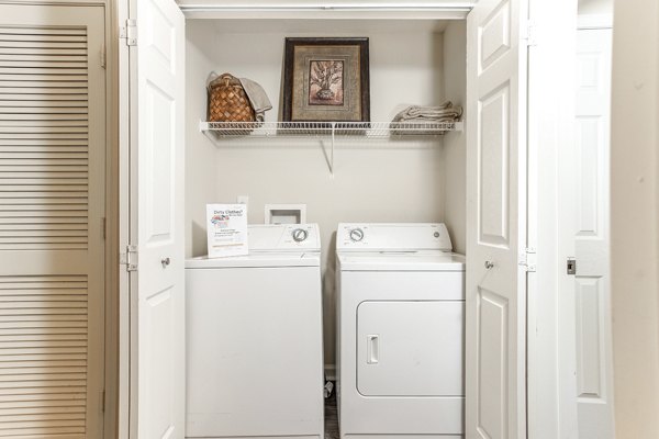 laundry room at Monterey Village Apartments
